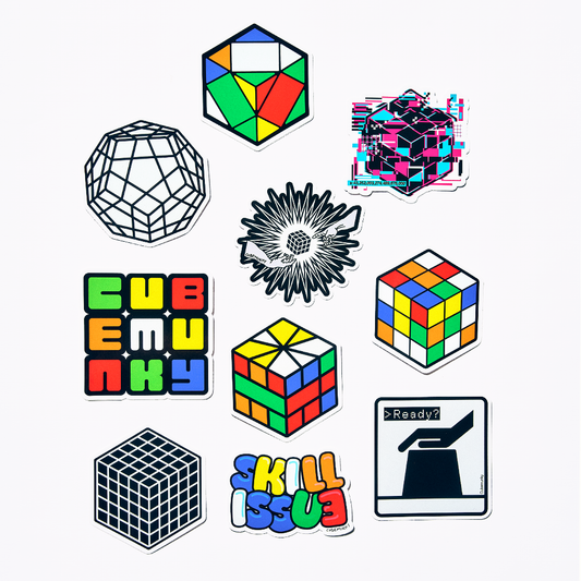 Cubemunky GLOSSY STICKER PACK - (β) BETA