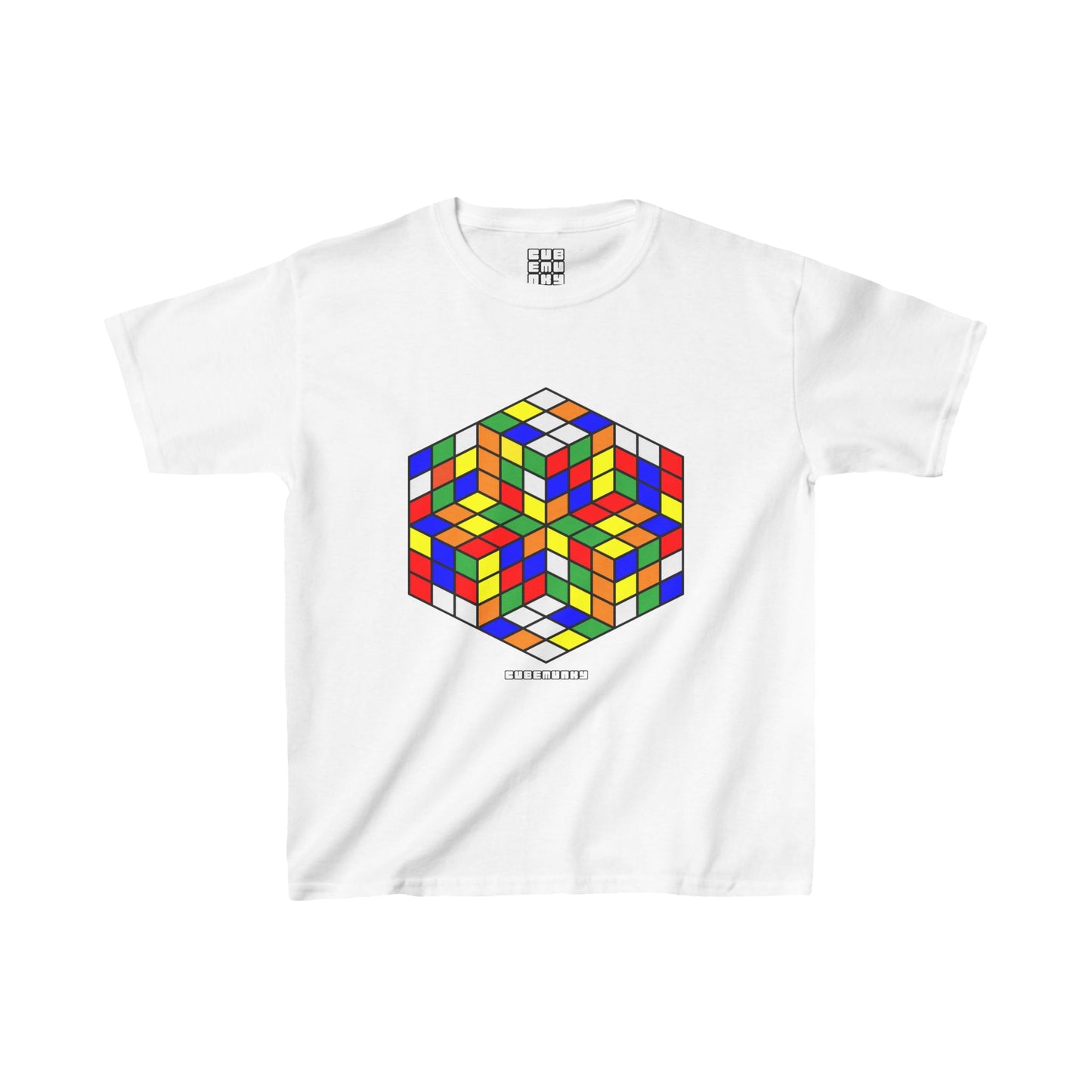 Cubemunky ILLUSION IV Cubing T-shirt  - UNISEX YOUTH