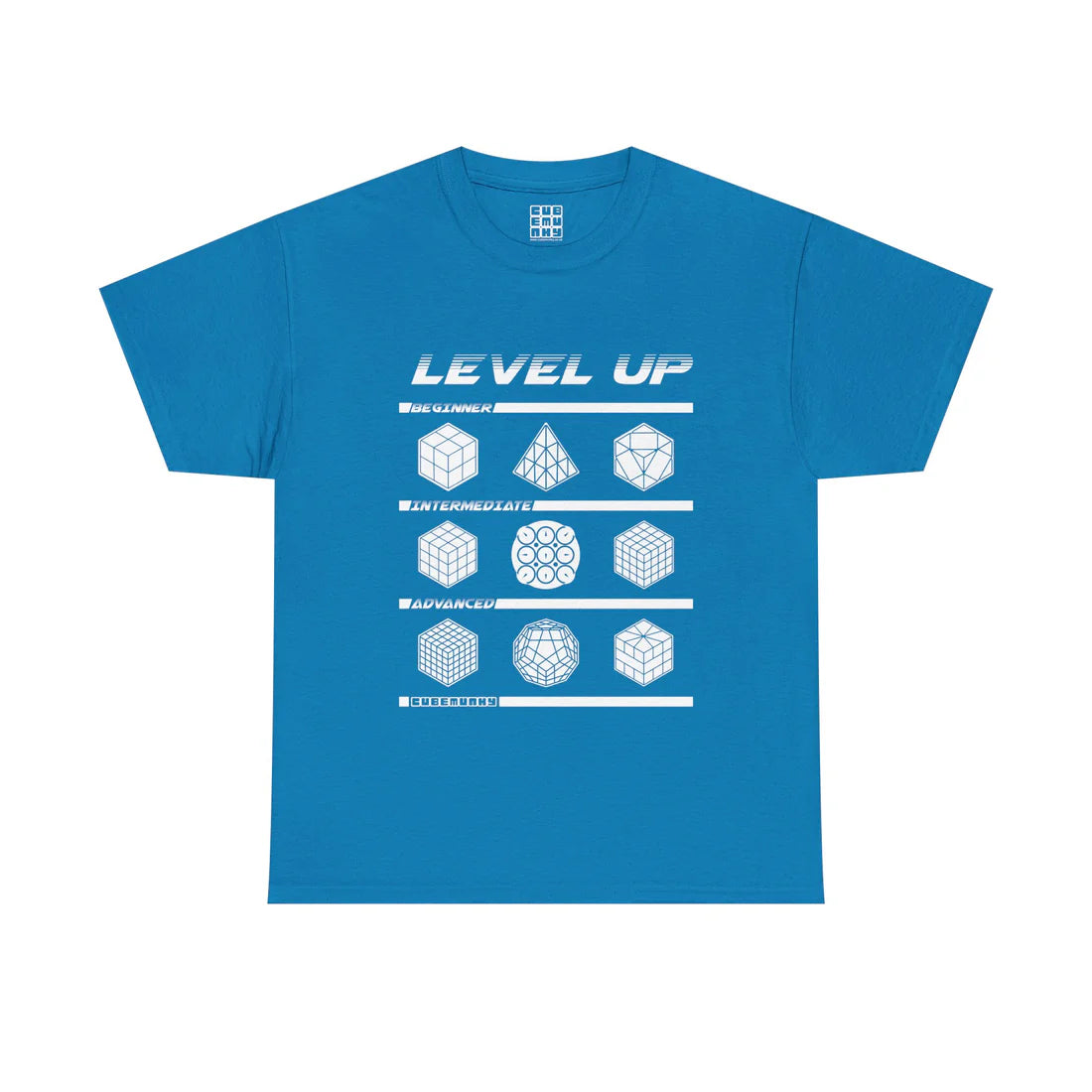 Cubemunky LVL UP Cubing T-shirt - UNISEX ADULT