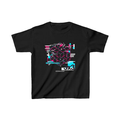 Cubemunky GLITCH 3x3 Cubing T-shirt  - UNISEX YOUTH