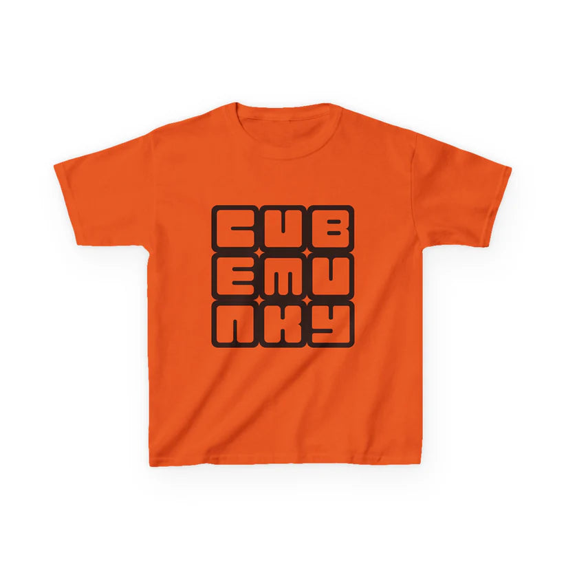 Cubemunky Original Logo Cubing T-shirt - UNISEX YOUTH
