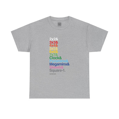 & List WCA Cubing Rainbow T-shirt - UNISEX ADULT