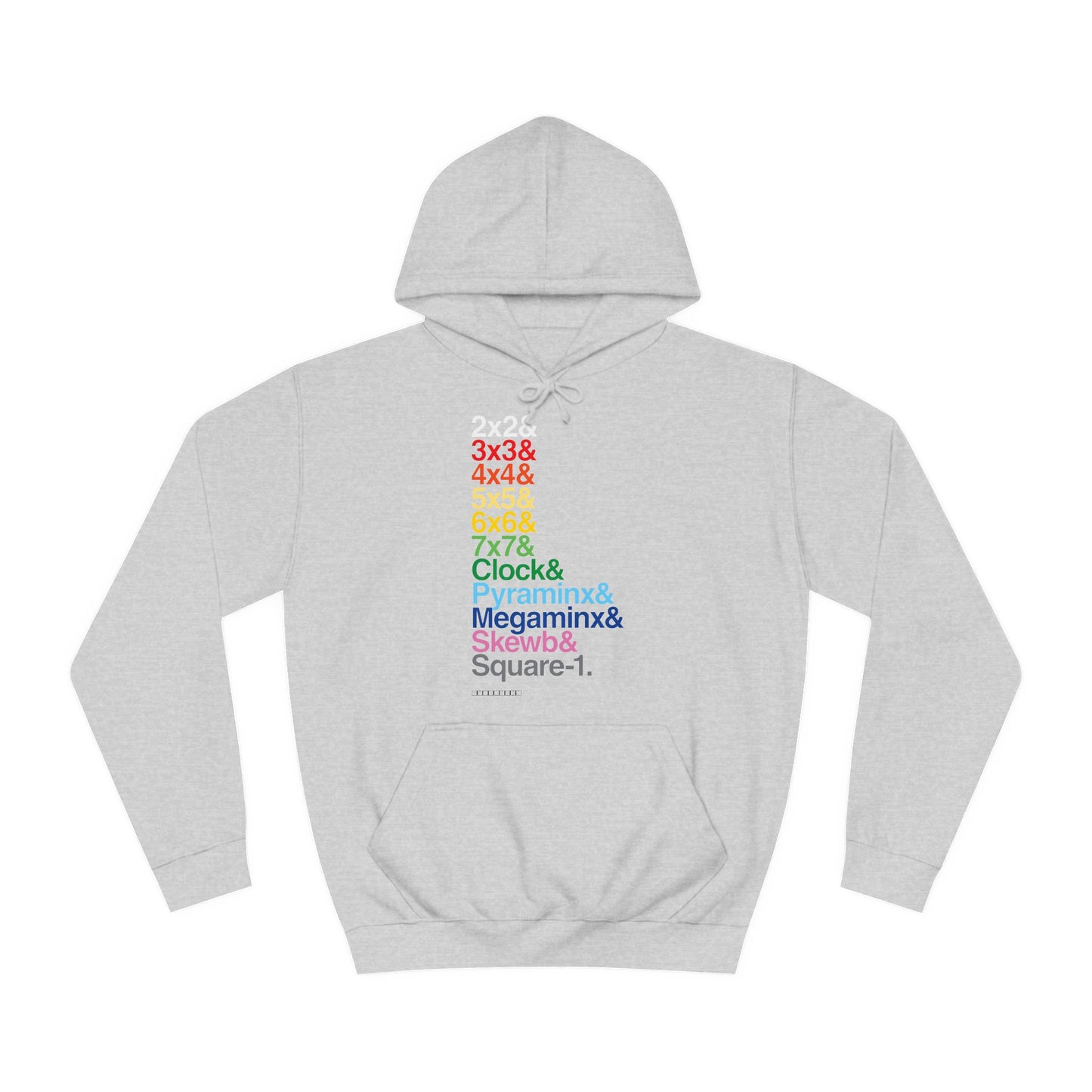 & List WCA Cubing Rainbow Hoodie - UNISEX ADULT