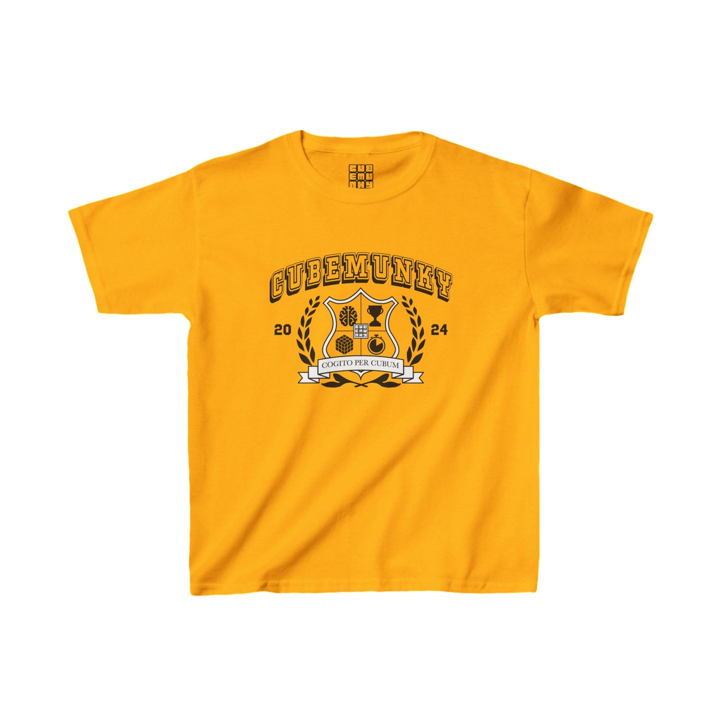 Cubemunky FRESHMAN Cubing T-shirt  - UNISEX YOUTH