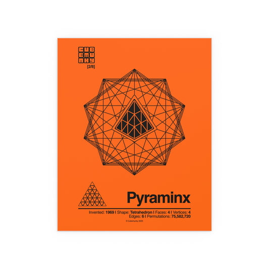 GEO [WAVE I] Pyraminx Cubing Poster