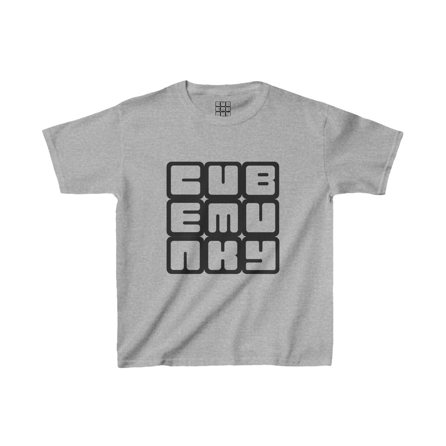 Cubemunky Original Logo Cubing T-shirt  - UNISEX YOUTH