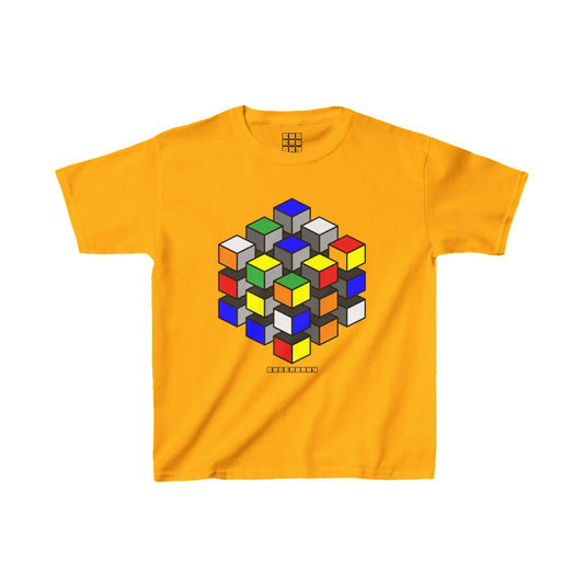 Cubemunky ILLUSION III Cubing T-shirt  - UNISEX YOUTH