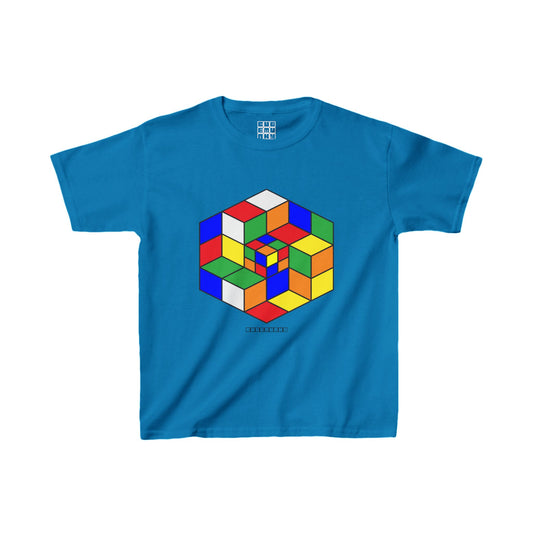 Cubemunky ILLUSION I Cubing T-shirt  - UNISEX YOUTH