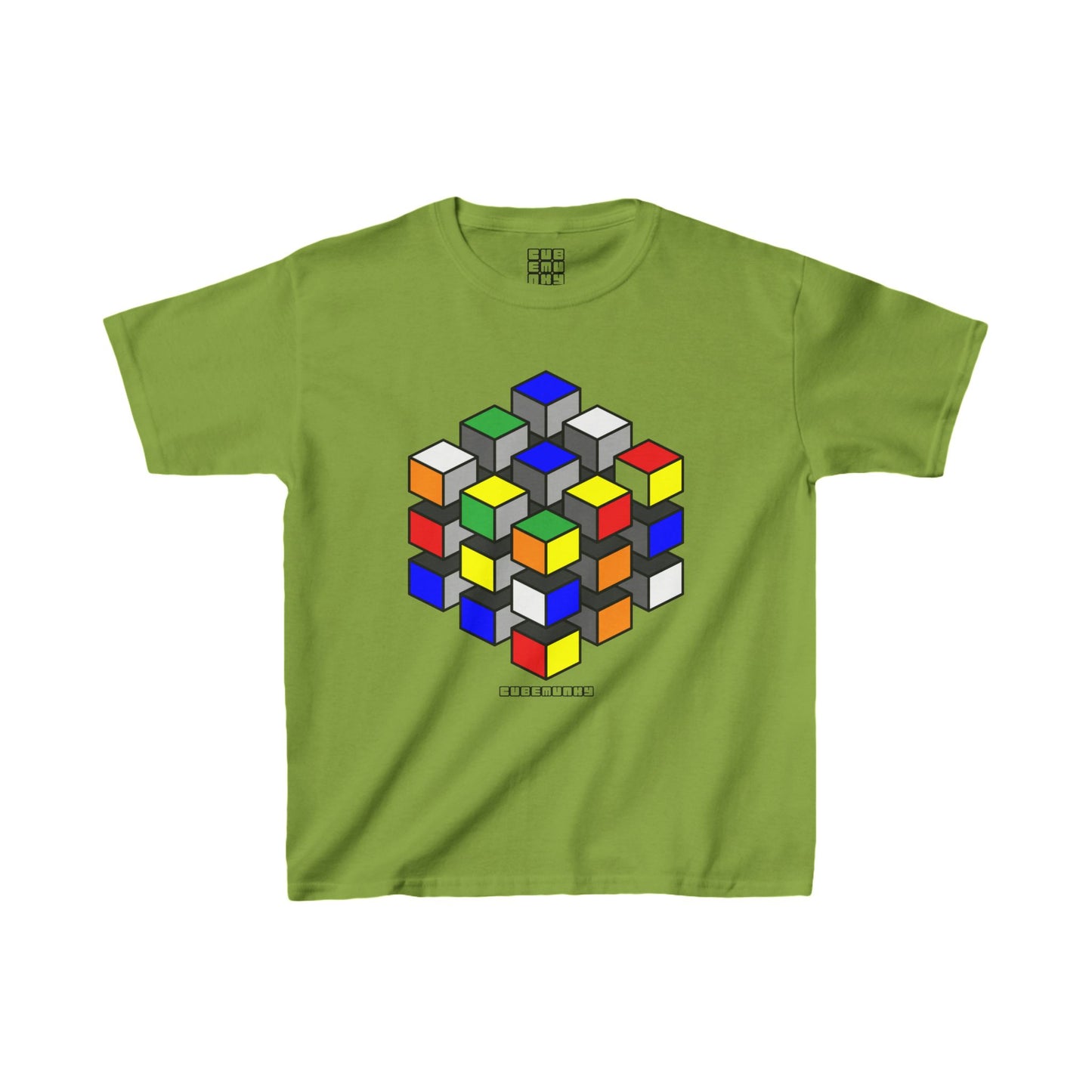 Cubemunky ILLUSION III Cubing T-shirt  - UNISEX YOUTH