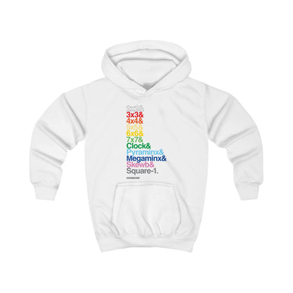 & List WCA Rainbow Cubing Hoodie - UNISEX YOUTH