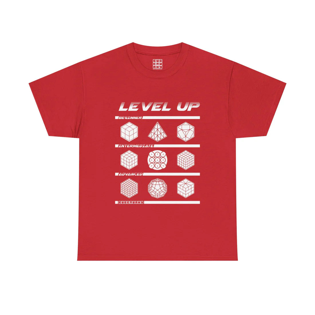 Cubemunky LVL UP Cubing T-shirt - UNISEX ADULT