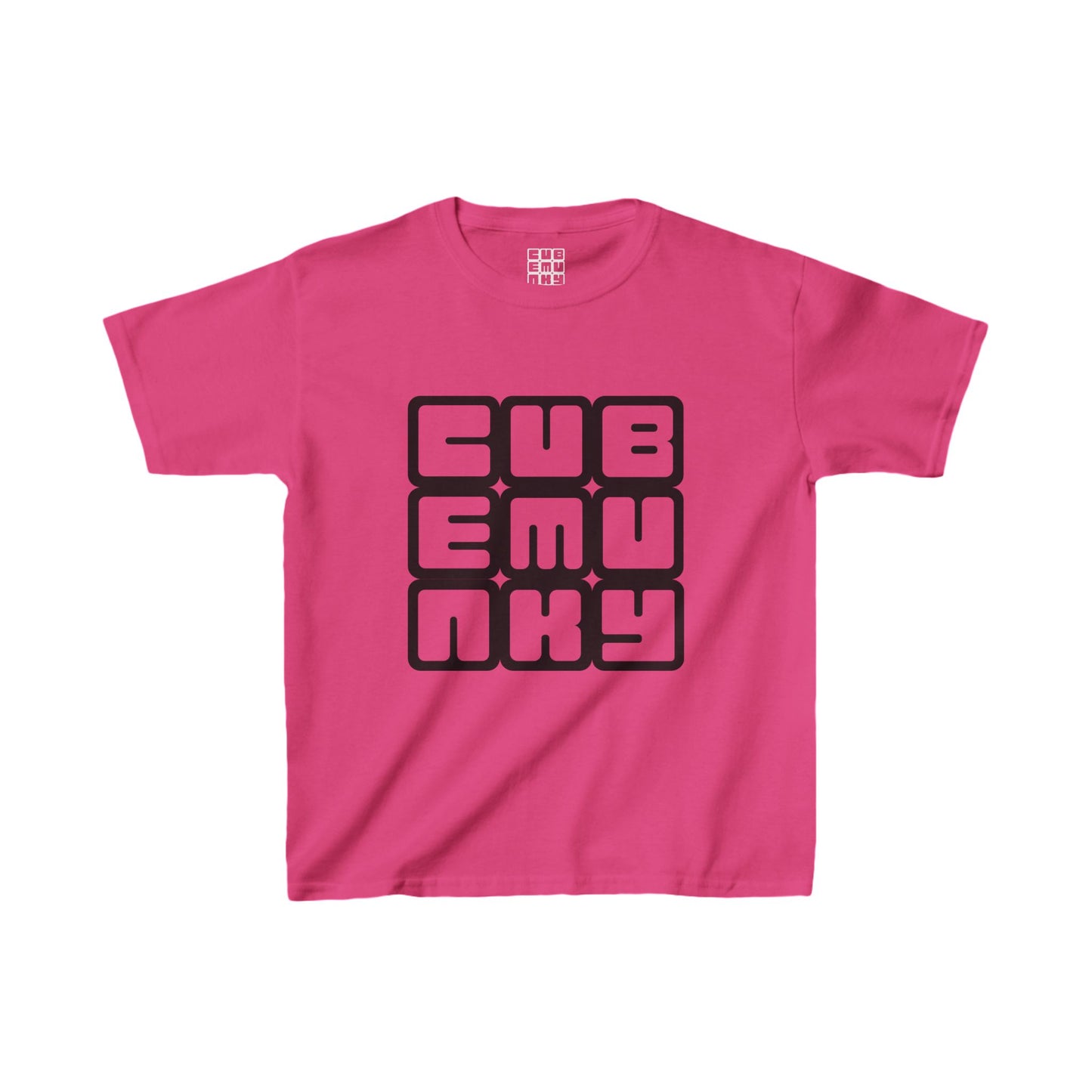 Cubemunky Original Logo Cubing T-shirt  - UNISEX YOUTH