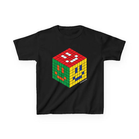 Cubemunky :-) Smiley Cubing T-shirt - UNISEX YOUTH
