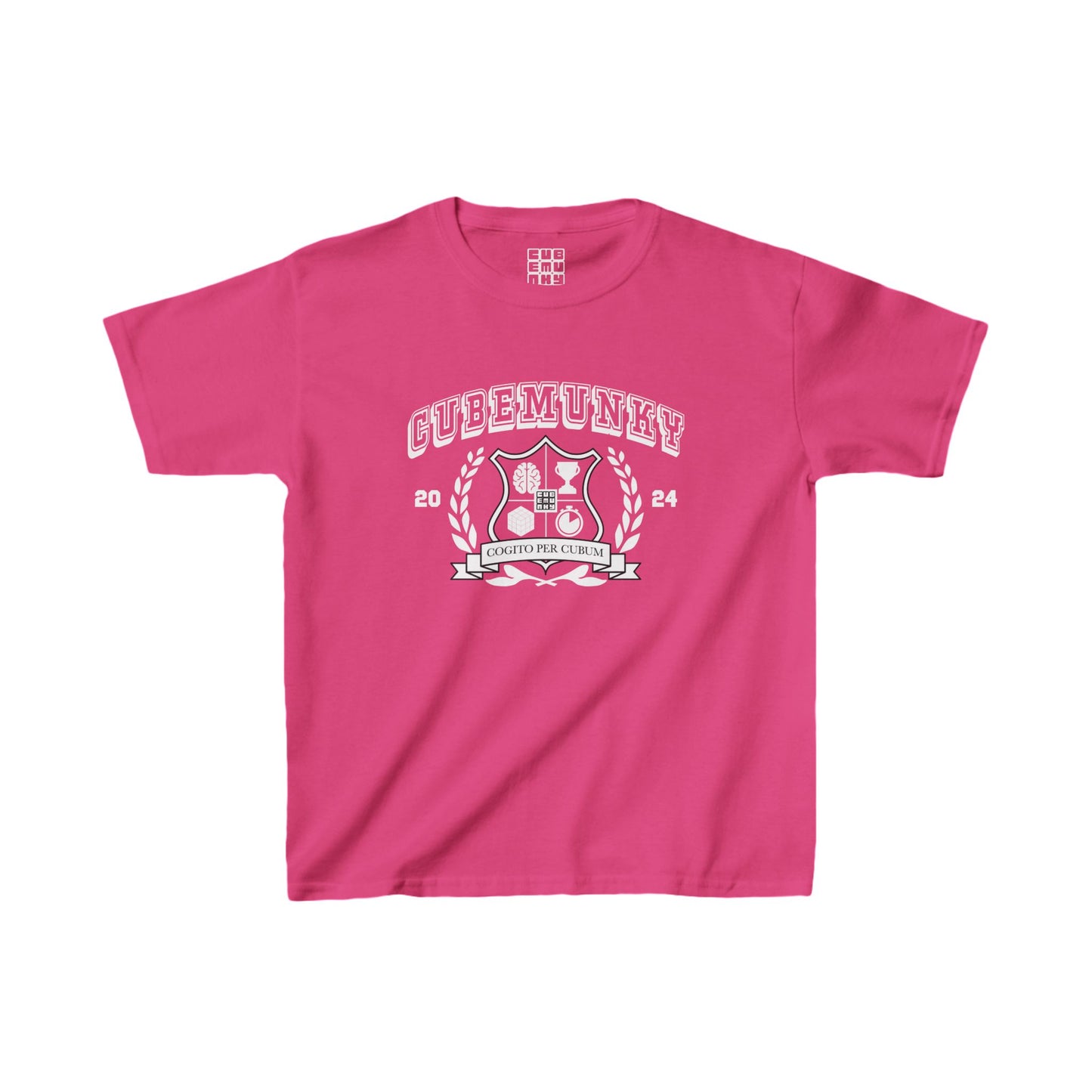 Cubemunky FRESHMAN Cubing T-shirt  - UNISEX YOUTH