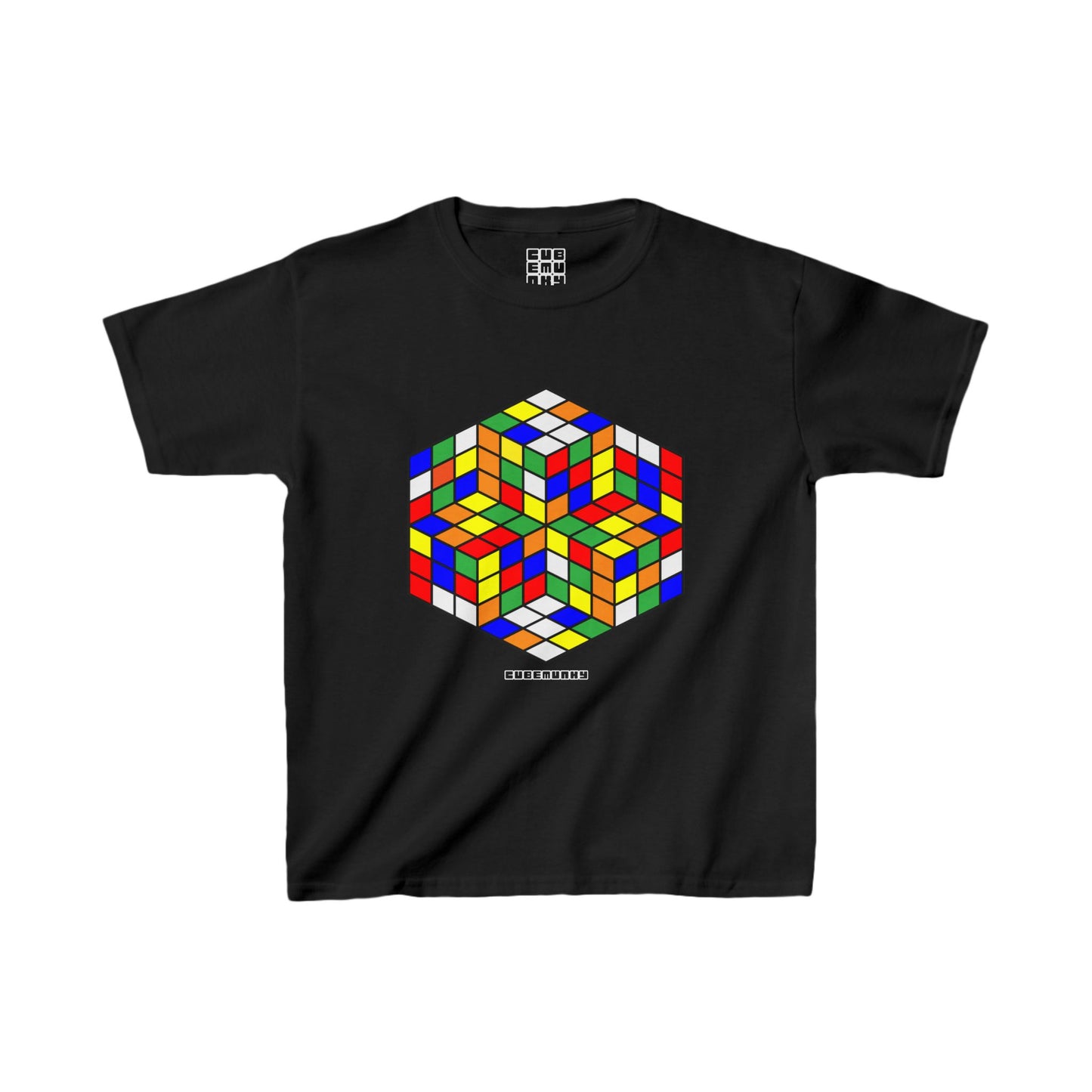 Cubemunky ILLUSION IV Cubing T-shirt  - UNISEX YOUTH