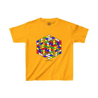 Cubemunky ILLUSION IV Cubing T-shirt  - UNISEX YOUTH