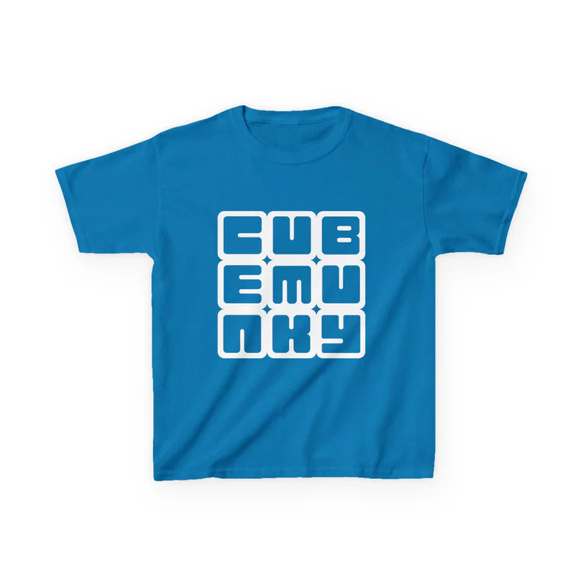 Cubemunky Original Logo Cubing T-shirt - UNISEX YOUTH