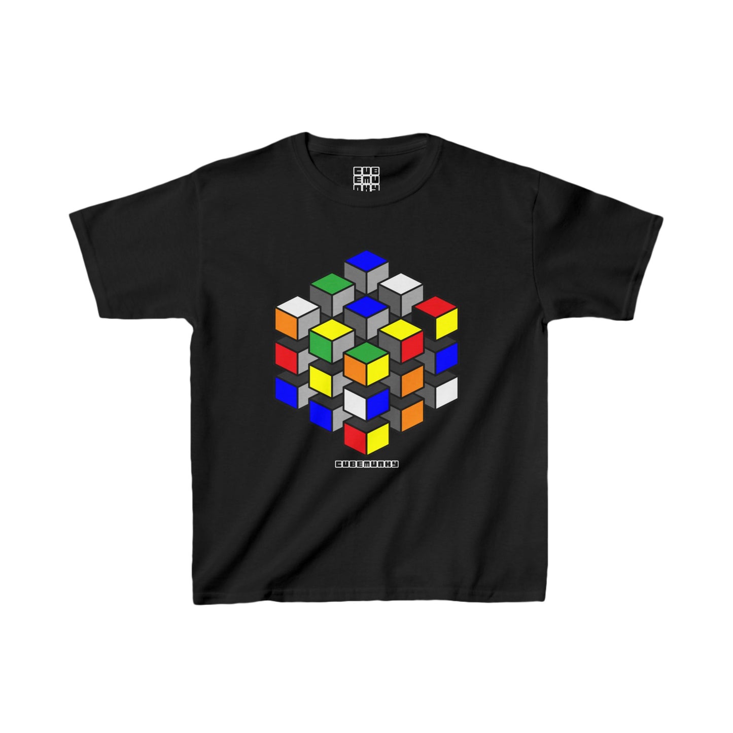 Cubemunky ILLUSION III Cubing T-shirt  - UNISEX YOUTH