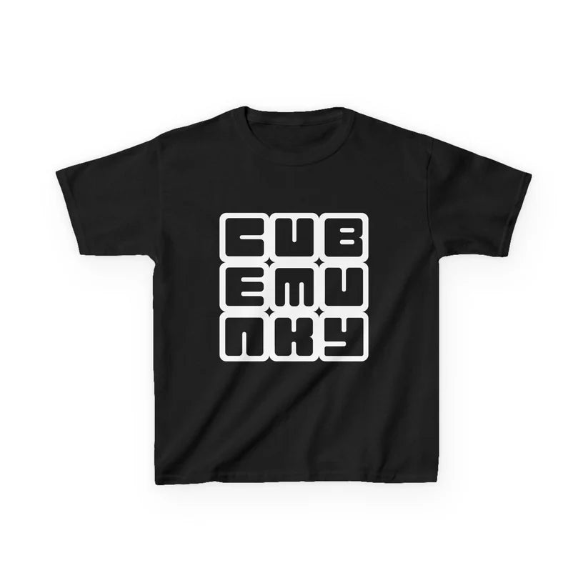 Cubemunky Original Logo Cubing T-shirt - UNISEX YOUTH