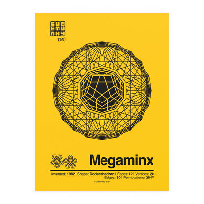 ملصق لعبة GEO [WAVE I] Megaminx Cube