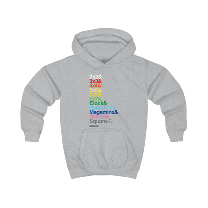 Cubemunky &List WCA Rainbow Cubing Hoodie - UNISEX YOUTH