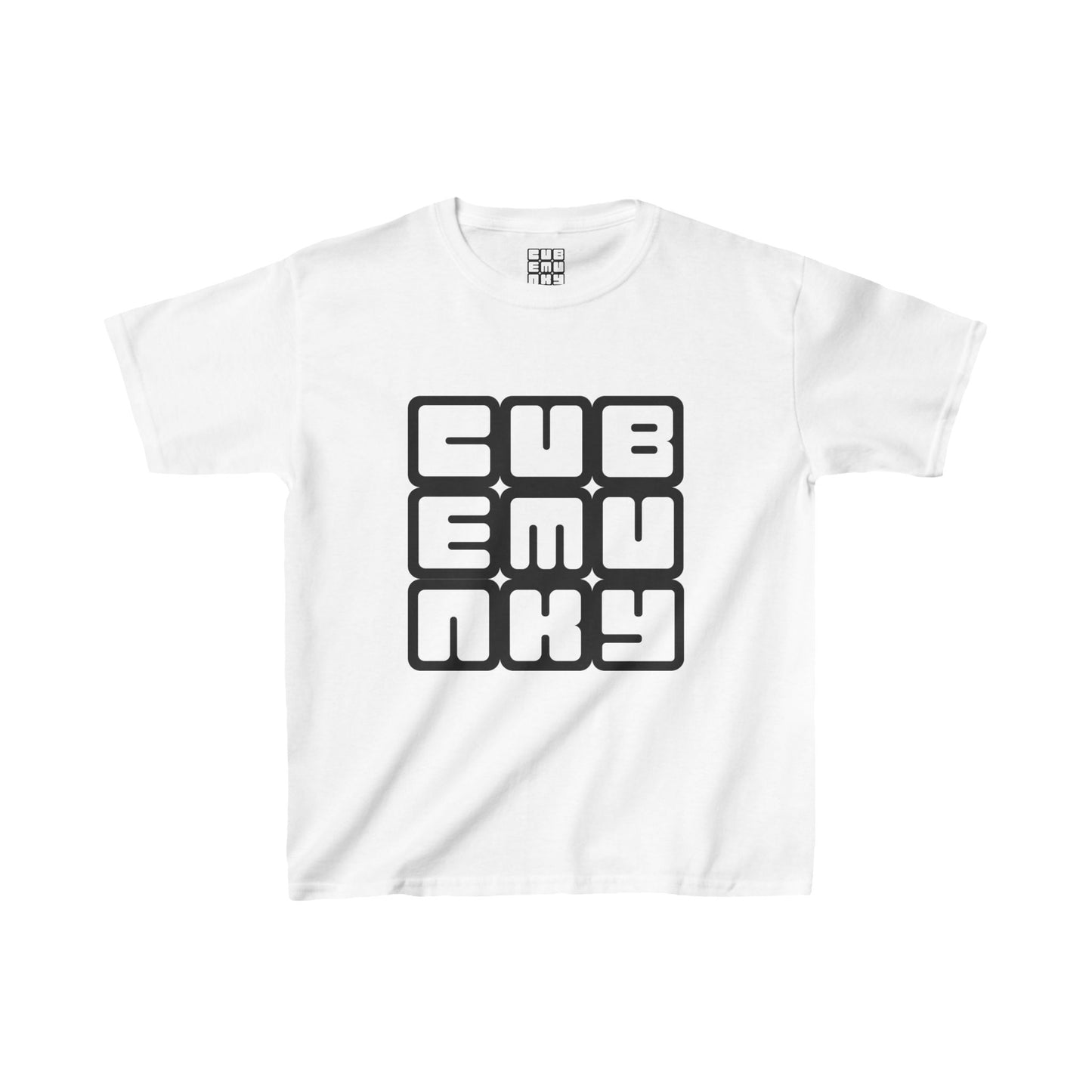 Cubemunky Original Logo Cubing T-shirt  - UNISEX YOUTH