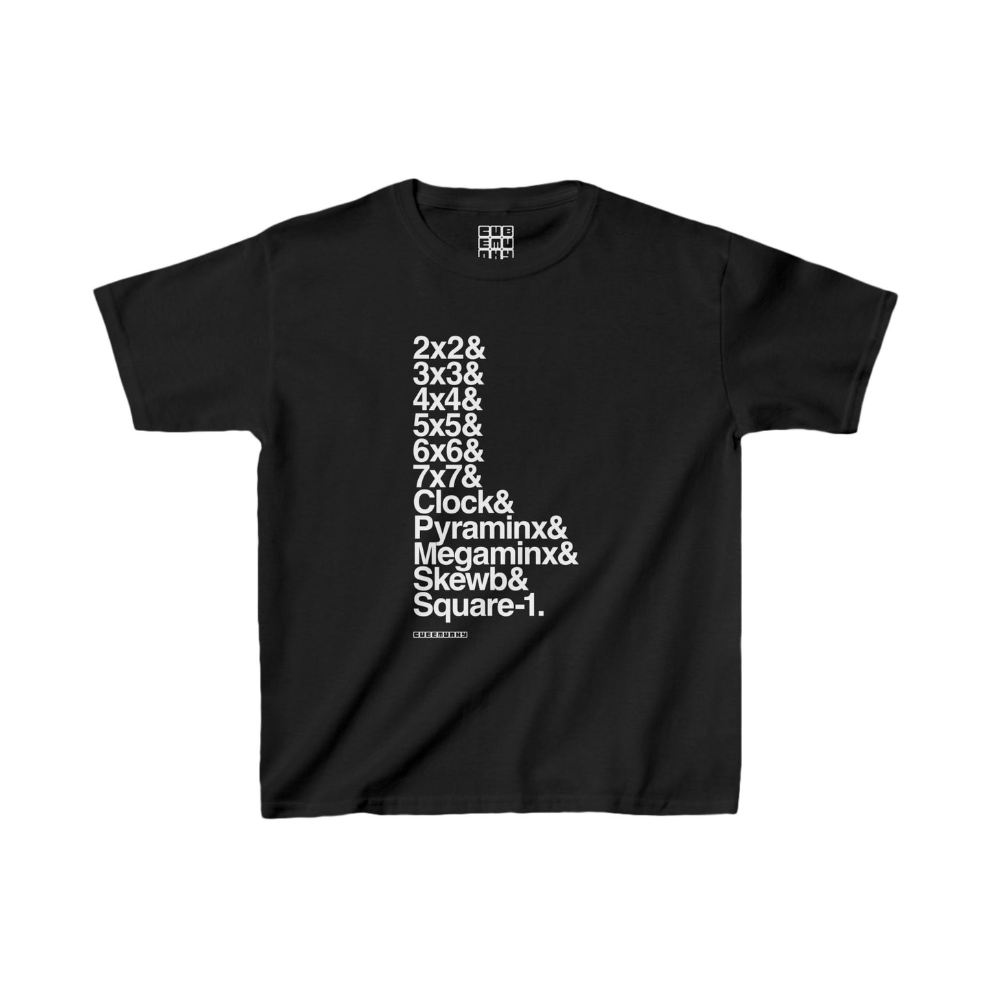 & List WCA Cubing T-shirt  - UNISEX YOUTH