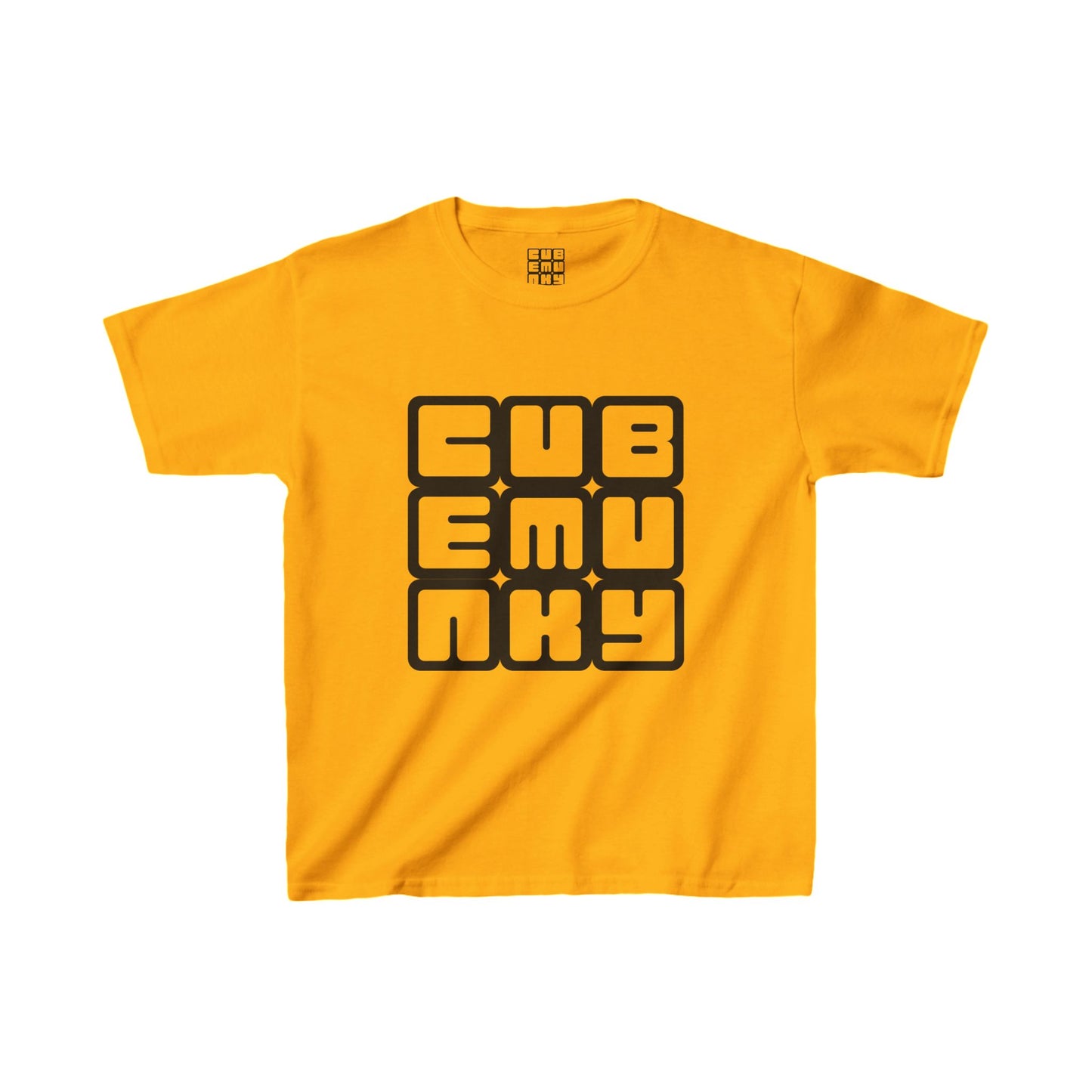 Cubemunky Original Logo Cubing T-shirt  - UNISEX YOUTH