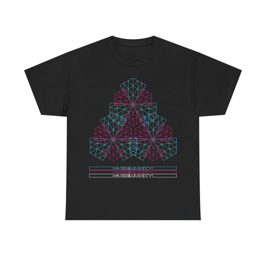 Cubemunky WIRED Pyraminx Cubing T-shirt - UNISEX ADULT