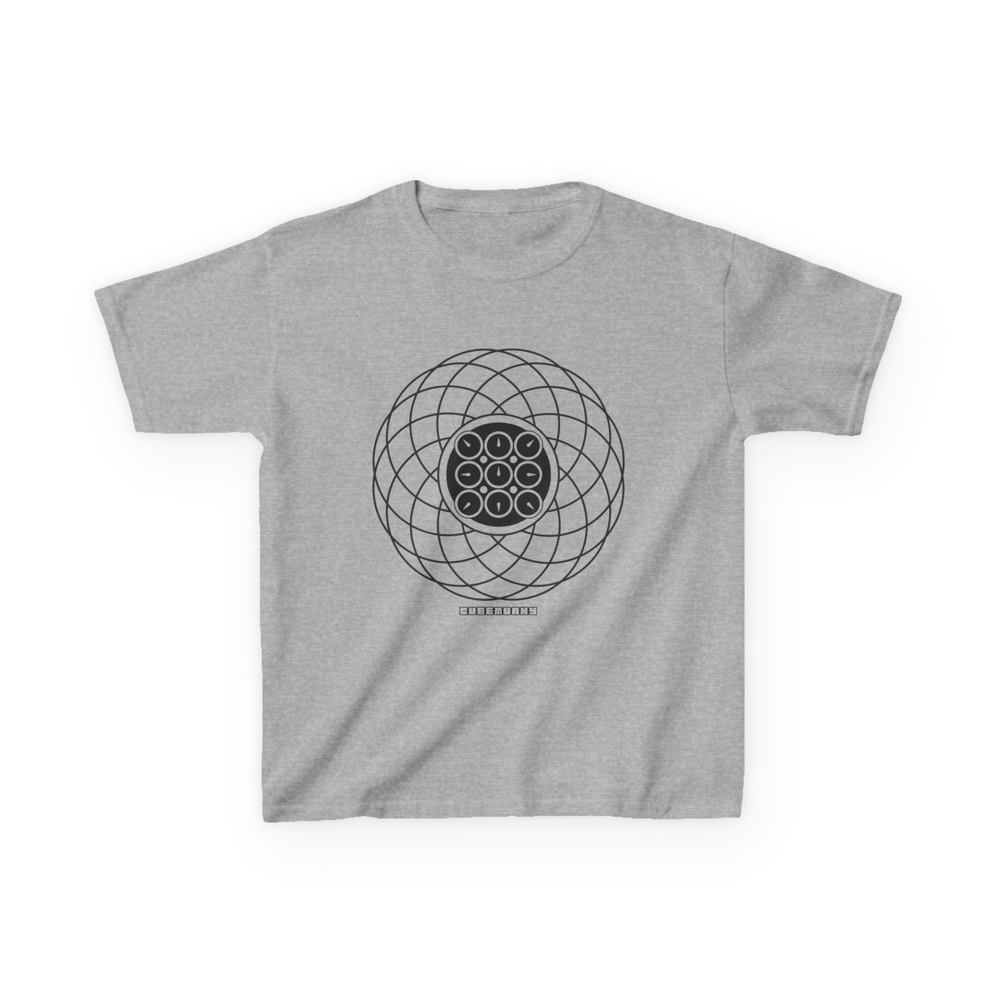 Cubemunky GEO [WAVE II] Clock Cubing T-shirt - UNISEX ADULT