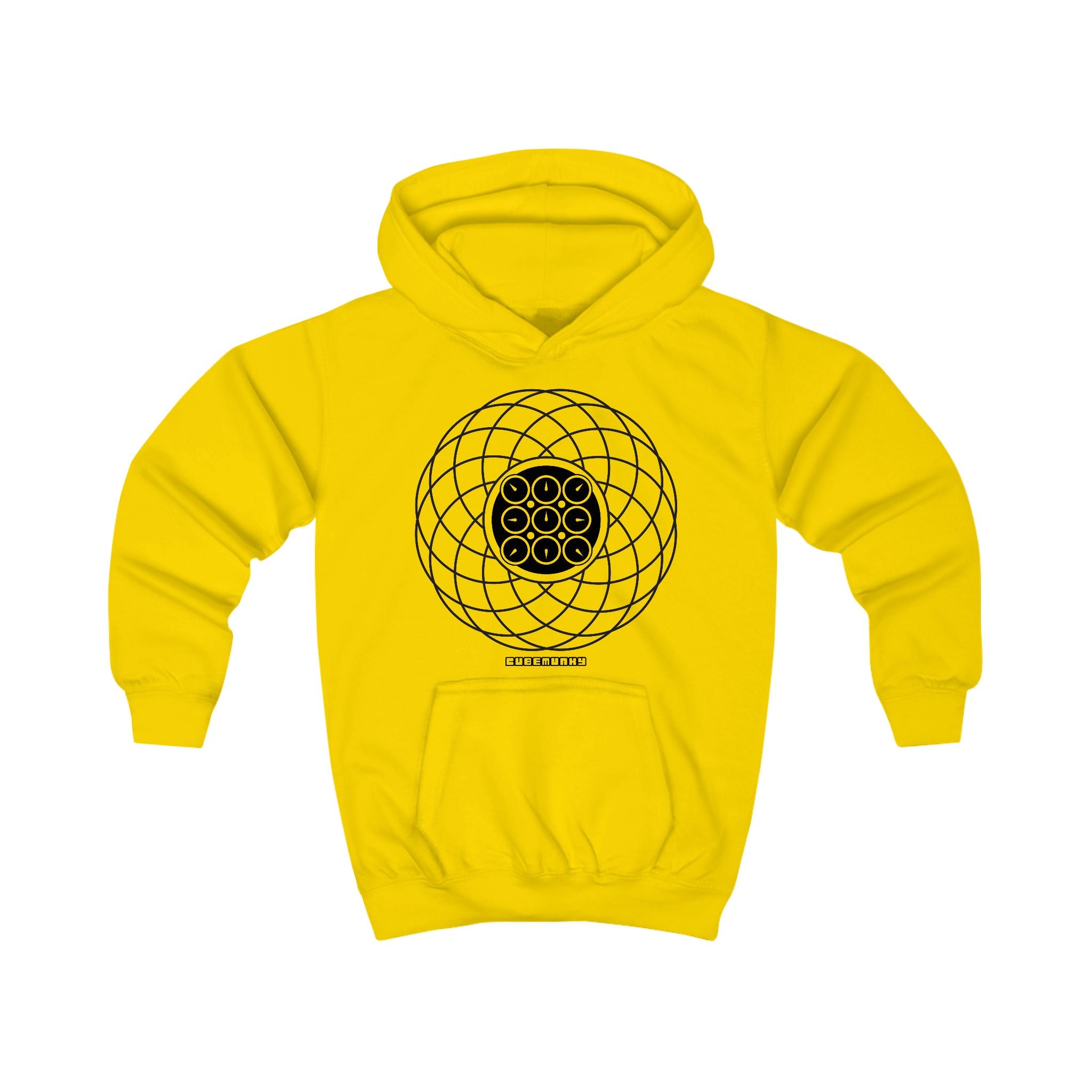 Cubemunky GEO [WAVE II] Clock Cubing Hoodie - UNISEX YOUTH