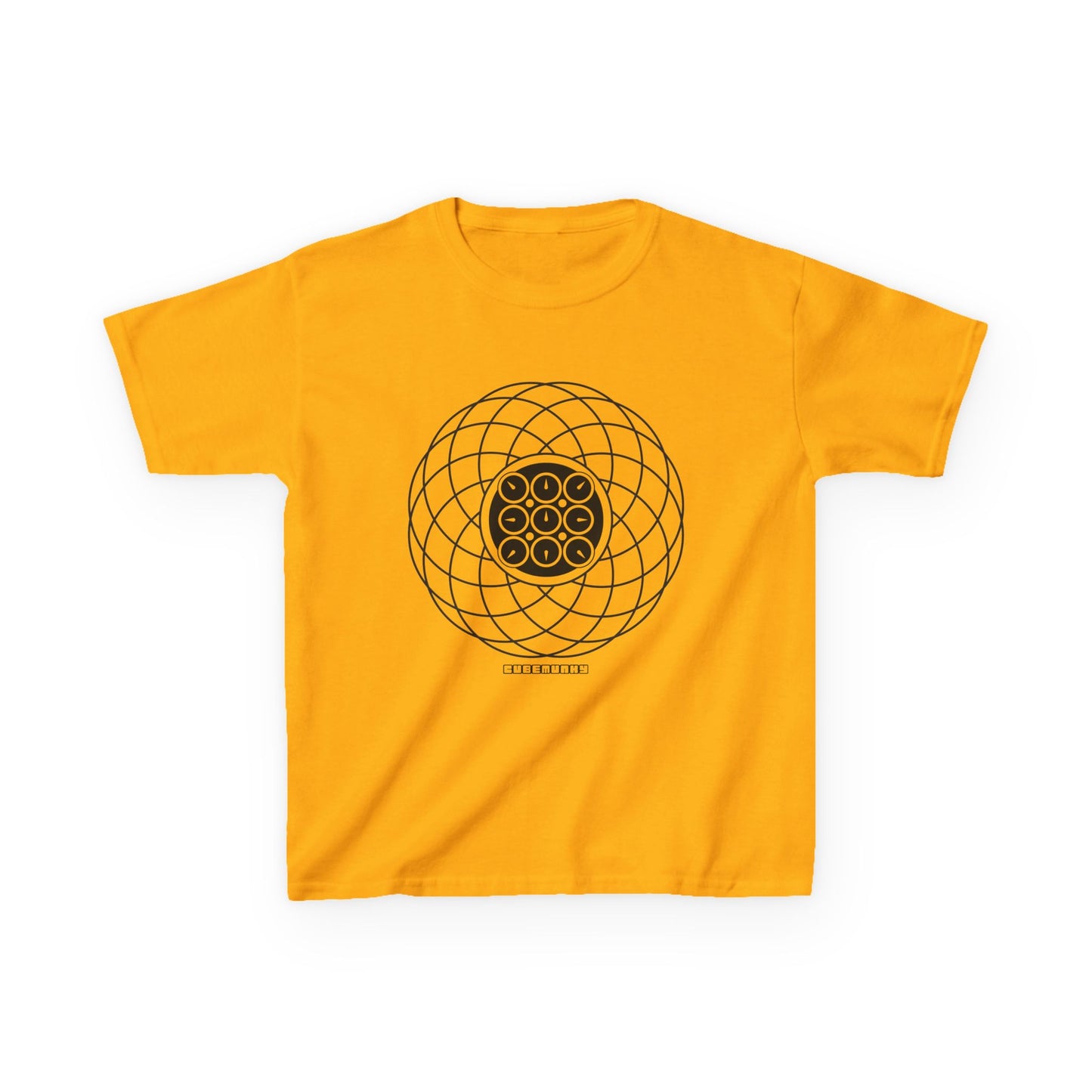 Cubemunky GEO [WAVE II] Clock Cubing T-shirt - UNISEX YOUTH