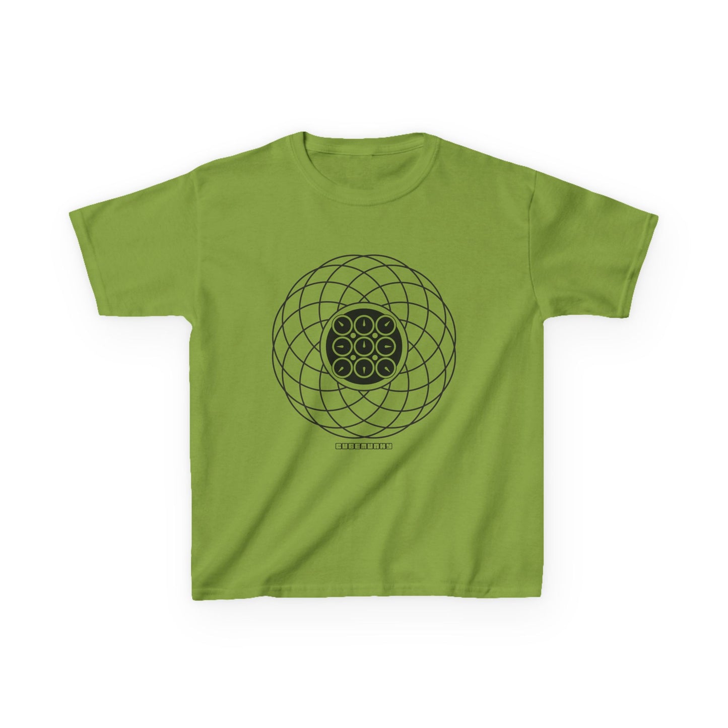 Cubemunky GEO [WAVE II] Clock Cubing T-shirt - UNISEX YOUTH