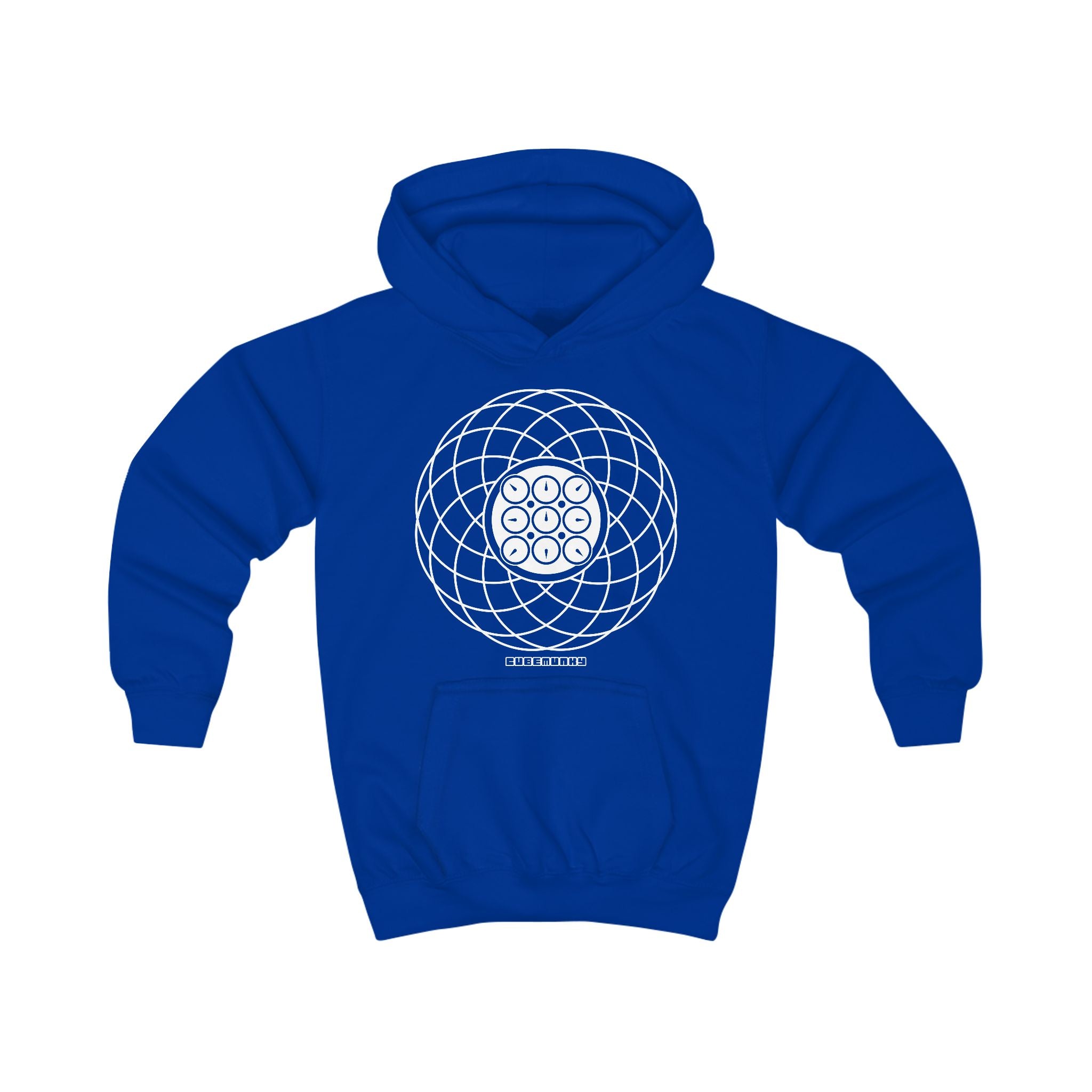 Cubemunky GEO [WAVE II] Clock Cubing Hoodie - UNISEX YOUTH